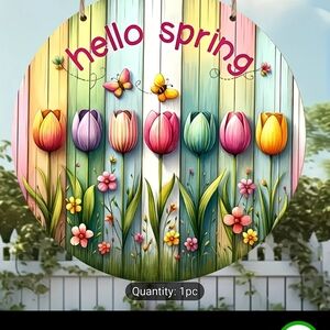 Colorful Spring Floral Wall Decor